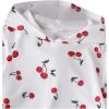 imageSOLY HUX Girls Graphic Hoodie Sweatshirt Cute Cherry Print Long Sleeve Hooded Casual Pullover TopsWhite Cherry