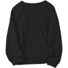 imageSOLY HUX Girls Graphic Sweatshirt Letter Print Crewneck Drop Shoulder Long Sleeve Casual Fall Pullover TopsBlack Letter