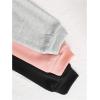 imageSOLY HUX Girls Hoodies 3 Piece Set Letter Graphic Long Sleeve Hooded Sweatshirts Fall ClothesDusty Pink Grey Black