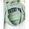 imageSOLY HUX Girls Hoodies 3 Piece Set Letter Graphic Long Sleeve Hooded Sweatshirts Fall ClothesWhite Green Black