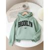 imageSOLY HUX Girls Hoodies 3 Piece Set Letter Graphic Long Sleeve Hooded Sweatshirts Fall ClothesWhite Green Black