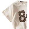 imageSOLY HUX Girls Number Graphic Tees Short Sleeve Crew Neck T Shirt Y2k Summer TopsApricot Number