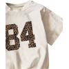 imageSOLY HUX Girls Number Graphic Tees Short Sleeve Crew Neck T Shirt Y2k Summer TopsApricot Number