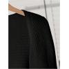 imageSOLY HUX Girls Open Front Cardigan Sweater Long Sleeve Knit Crop Bolero Shrugs OuterwearPlain Black