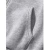 imageSOLY HUX Girls Y2k Zip Up Long Sleeve Hoodie Drop Shoulder Graphic Hooded Sweatshirts Jacket StreetwearLight Grey