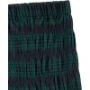 imageSOLY HUX Womens Ruffle Shorts Plaid Y2k Lace Bloomers Elastic Waist Frill Bottoms Gingham Micro BoyshortsDark Green Plaid