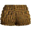 imageSOLY HUX Womens Ruffle Shorts Plaid Y2k Lace Bloomers Elastic Waist Frill Bottoms Gingham Micro BoyshortsYellow Multi Plaid