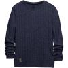 imageSOLY HUX Boys Crew Neck Long Sleeve T Shirt Letter Patched Casual Tee TopsDark Blue Letter