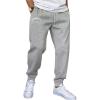 imageSOLY HUX Boys Letter Graphic Sweatpants Elastic Waist Workout Casual Joggers Pants with PocketsGrey Letter