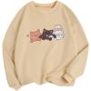 imageSOLY HUX Girls Cute Crewneck Sweatshirts Long Sleeve Graphic Pullover Shirts Fall ClothesYellow Graphic