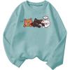 imageSOLY HUX Girls Cute Graphic Crew Neck Sweatshirt Long Sleeve Pullover Tops T ShirtLight Blue