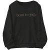 imageSOLY HUX Girls Graphic Sweatshirt Letter Print Crewneck Drop Shoulder Long Sleeve Casual Fall Pullover TopsBlack Letter