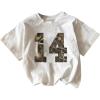 imageSOLY HUX Girls Number Graphic Tees Short Sleeve Crew Neck T Shirt Y2k Summer TopsWhite Letter