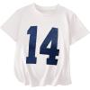imageSOLY HUX Girls Number Graphic Tees Short Sleeve Crew Neck Y2k Tops Jersey ShirtsWhite Letter
