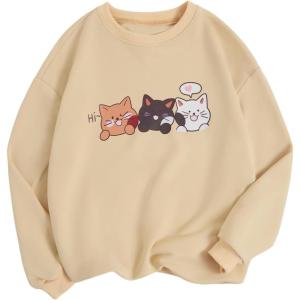 imageSOLY HUX Girls Cute Crewneck Sweatshirts Long Sleeve Graphic Pullover Shirts Fall ClothesYellow Graphic