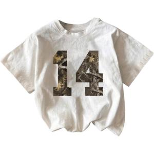imageSOLY HUX Girls Number Graphic Tees Short Sleeve Crew Neck T Shirt Y2k Summer TopsWhite Letter