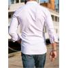 imageSOLY HUX Mens Long Sleeve Western Shirts Button Down Collared Shirt Top Cowboy OutfitsWhite Graphic