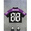 imageSOLY HUX Mens Y2k Jersey Shirts Number Graphic Tees V Neck Half Sleeve Baggy T Shirt Summer Tops StreetwearPurple Number