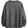 imageSOLY HUX Sweatshirts for Men Letter Graphic Crew Neck Long Sleeve Drop Shoulder Pullover TopGrey Graphic