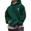 imageSOLY HUX Hoodies for Men Graphic Print Drawstring Drop Shoulder Long Sleeve Sweatshirt Pullover TopsGreen Cross