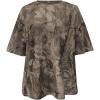 imageSOLY HUX Womens Camo Print T Shirts Loose Short Sleeve Crew Neck Drop Shoulder Tee Tops StreetwearBrown Camo