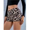 imageSOLY HUX Womens Cheetah Print Micro Shorts Leopard Y2k Mini Rave OutfitsBrown Multi