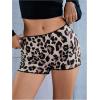 imageSOLY HUX Womens Cheetah Print Micro Shorts Leopard Y2k Mini Rave OutfitsBrown Multi