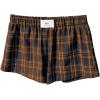 imageSOLY HUX Womens Plaid Pajama Shorts Elastic Low Rise Y2k Casual Summer Sleep Pj Lounge ShortsMulti Orange Plaid