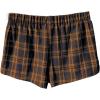 imageSOLY HUX Womens Plaid Pajama Shorts Elastic Low Rise Y2k Casual Summer Sleep Pj Lounge ShortsMulti Orange Plaid