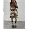 imageSOLY HUX Womens Summer Tie Dye Shorts Elastic Waist Wide Leg Loose Sports Bermuda Shorts StreetwearMulti Tie Dye