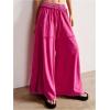 imageSOLY HUX Womens Wide Leg Baggy Sweatpants Acid Wash Drawstring Elastic Waist Palazzo Long Pants with PocketsPlain Pink
