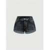 imageSOLY HUX Womens Y2k Butterfly Embroidery Distressed Jean Shorts Vintage Low Rise Mini Denim ShortsBlue Butterfly