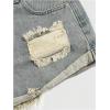 imageSOLY HUX Womens Y2k Ripped Denim Shorts Raw Hem Wide Leg Punk Jean Shorts StreetwearLight Wash