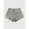 imageSOLY HUX Womens Y2k Ripped Denim Shorts Raw Hem Wide Leg Punk Jean Shorts StreetwearLight Wash