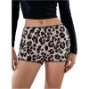 imageSOLY HUX Womens Cheetah Print Micro Shorts Leopard Y2k Mini Rave OutfitsBrown Multi