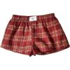 imageSOLY HUX Womens Plaid Pajama Shorts Elastic Low Rise Y2k Casual Summer Sleep Pj Lounge ShortsRedwood Plaid