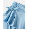 imageSOLY HUX Girls Cute Mini Skirts High Waisted Ruffle Layered Skirts Swing Flowy Skater Tennis SkirtLight Blue