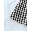 imageSOLY HUX Girls Gingham Tops Y2K Cute Blouse Summer Sweetheart Neck Shirts Aesthetic ClothesBlack Gingham