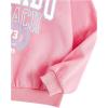 imageSOLY HUX Girls Graphic Letter Print Sweatshirt Crewneck Long Sleeve Cute Drop Shoulder Pullover TopsLight Pink Letter Print