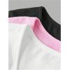 imageSOLY HUX Girls Square Neck Short Sleeve Fitted Tees 3 Packs Basic TShirts Summer TopsWhite Pink Black