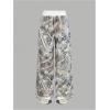 imageSOLY HUX Girls Y2k Camo Sweatpants Elastic Waist Wide Leg Baggy Pants with Pockets StreetwearArmy Green Camo
