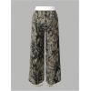 imageSOLY HUX Girls Y2k Camo Sweatpants Elastic Waist Wide Leg Baggy Pants with Pockets StreetwearMulticolor Leaf