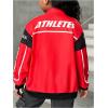 imageSOLY HUX Girls Zip Up Bomber Jacket Y2k Long Sleeve Racing Motorcycle Outerwear StreetwearRed Multi