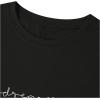 imageSOLY HUX Mens Color Block Graphic Tees Print Short Sleeve Round Neck T Shirt Top Black and Brown Letter Medium