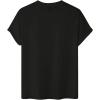 imageSOLY HUX Mens Color Block Graphic Tees Print Short Sleeve Round Neck T Shirt Top Black and Brown Letter Medium