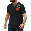 imageSOLY HUX Mens Graphic TShirts Casual Vintage Floral Print Short Sleeve Crewneck Tee Shirt ClothesBlack Rose