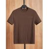 imageSOLY HUX Mens Graphic Tees Figure Letter Print Short Sleeve Designer T Shirt Summer Tee TopsChocolate Brown Graphic