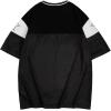 imageSOLY HUX Mens Short Sleeve Letter Graphic Tees Crew Neck Drop Shoulder Jersey Tee Shirt StreetwearBlack Letter