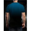imageSOLY HUX Mens T Shirts Ombre Short Sleeve Crew Neck Classic Tee Tops Summer StreetwearBlack Blue Multi