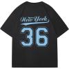 imageSOLY HUX Mens Short Sleeve Jersey Basketball Graphic T Shirts Crew Neck Preppy Tee Tops Summer OutfitsBlack Graphic
